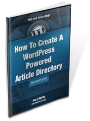 Product picture Create WP Powered Article Directory With MRR!