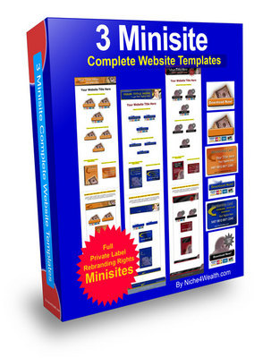 Product picture 3 Minisite Templates (PLR) 