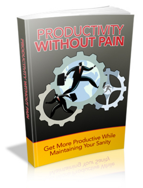Product picture Productivity Without Pain Comes with Master Resale/Giveaway 