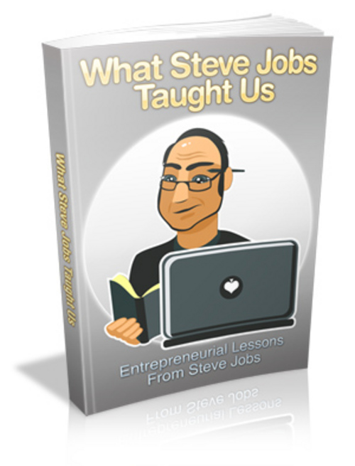 Product picture What Steve Jobs Taught Us with Master Resale/Giveaway Rights