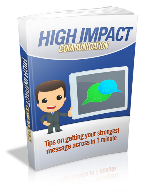 Product picture High Impact Communication Comes with Master Resale/Giveaway 