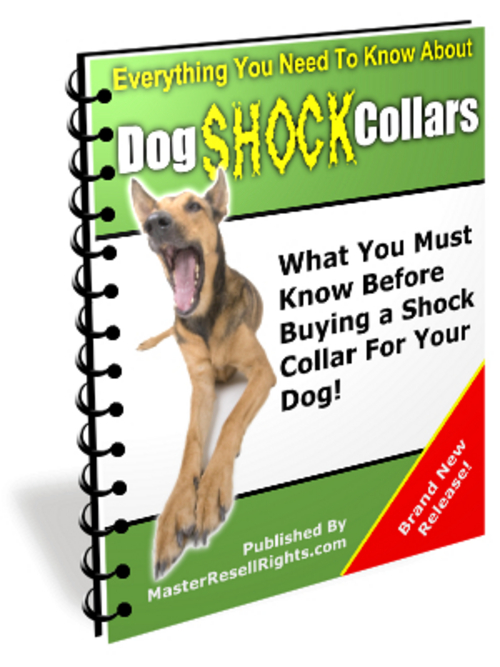 Product picture Dog Shock Collars with MRR!