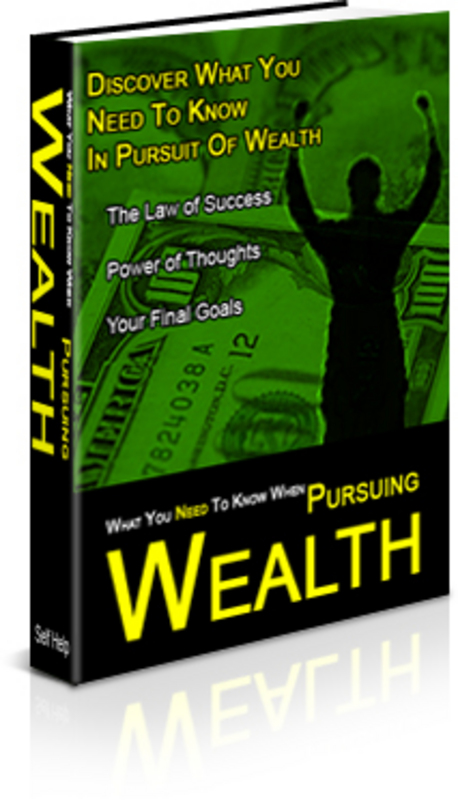 Product picture What You Need To Know When Pursuing Wealth With PLR!
