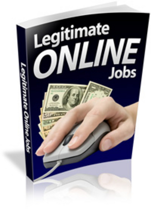 Product picture Legitimate Online Jobs With PLR! 