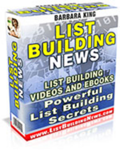 Product picture List Building News With PLR!