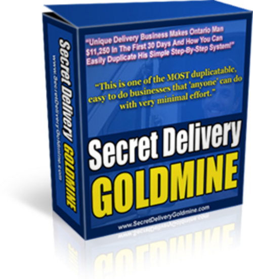 Product picture Secret Delivery Goldmine With PLR!