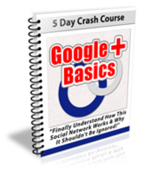 Product picture Google Plus Basics With PLR!