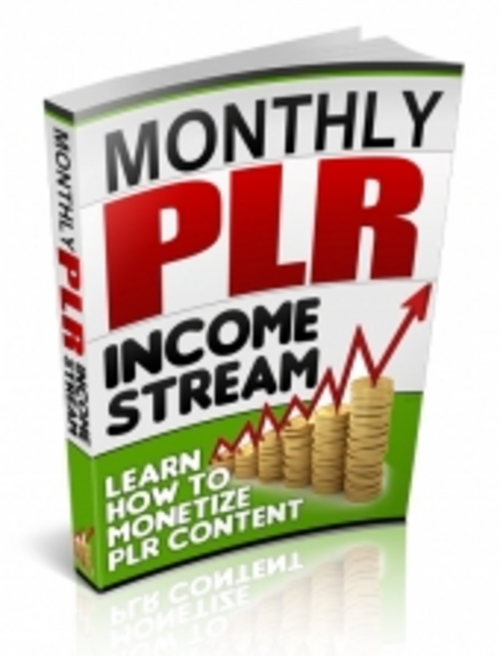 Product picture Monthly PLR Income Stream With PLR!
