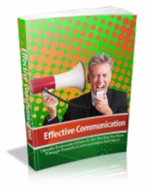 Product picture Effective Communication With MRR!