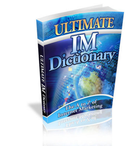 Product picture Ultimate IM Dictionary With MRR!